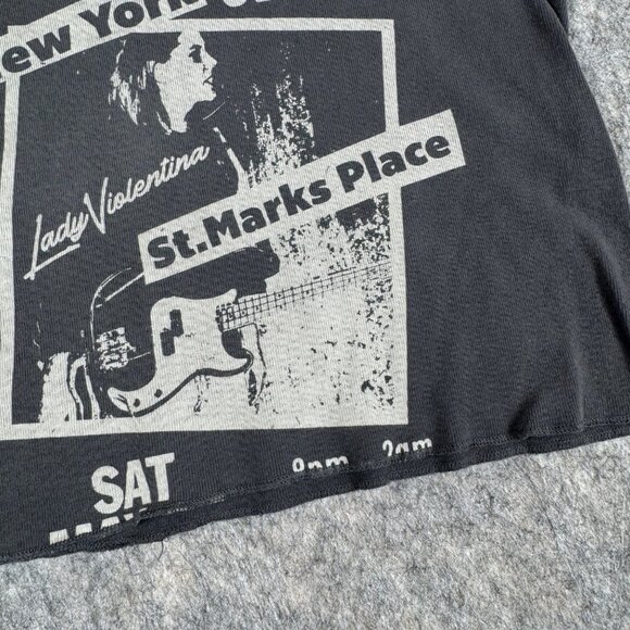 Brandy Melville Electric Circus Top Gray Cropped One Size Tank - Picture 4 of 6